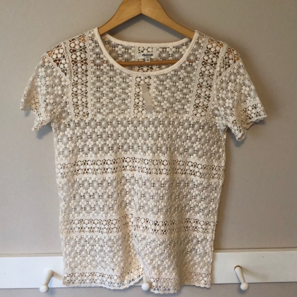 NWT Madewell Crochet Top